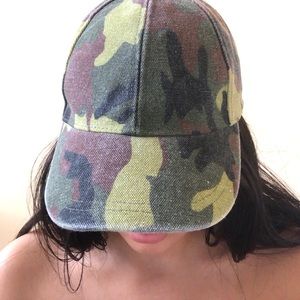 Zara Camo Green Cap